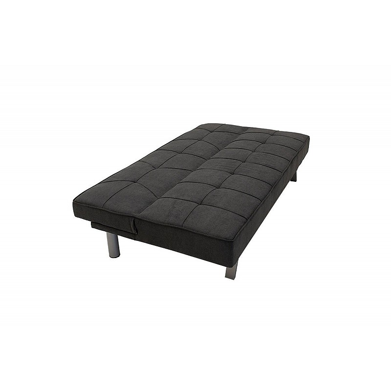 Καναπές-κρεβάτι OSLO 3Θέσιος Ύφασμα Μαύρο Bjorn 175X83X74cm OSLO5300-0013