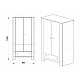 Ντουλάπα δίφυλλη με συρτάρι Bjorn 90x52.5x181cm sonoma μοριοσανίδα OSLO5300-1015 Ντουλάπα δίφυλλη με συρτάρι Bjorn 90x52.5x181cm sonoma μοριοσανίδα OSLO5300-1015