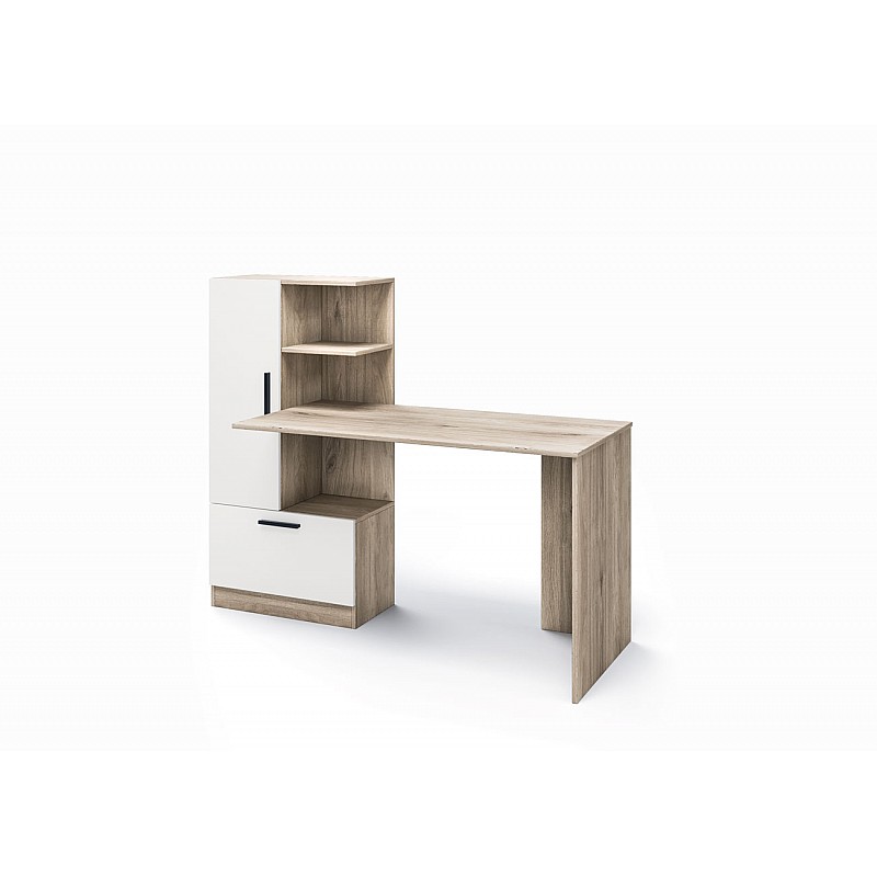 Γραφείο 150x95x120cm Bjorn Arven Oak Natural - Λευκό μοριοσανίδα OSLO5300-3059