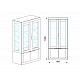 Βιτρίνα 80x40x181cm Bjorn sonoma μοριοσανίδα OSLO5300-6241 Βιτρίνα 80x40x181cm Bjorn sonoma μοριοσανίδα OSLO5300-6241