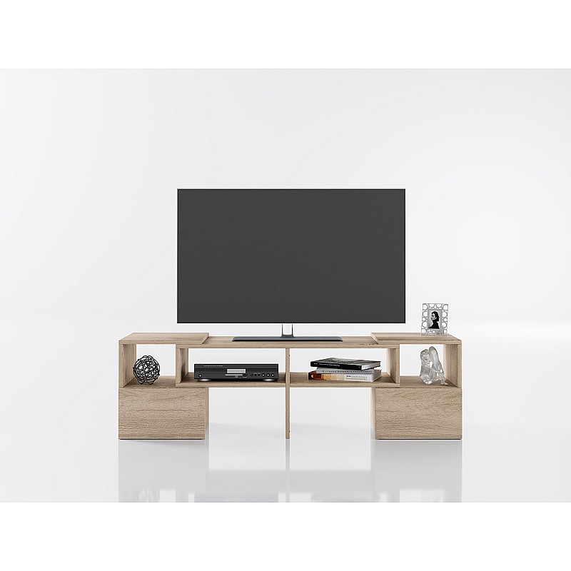 Έπιπλο τηλεόρασης 141/148x32.5/44.5x40cm Bjorn Arven Oak Natural μοριοσανίδα OSLO5300-6252