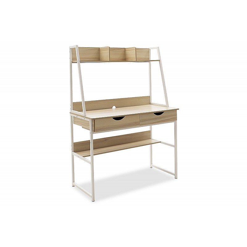 Γραφείο OSLO Φυσικό-Λευκό Bjorn 100X48X138cm OSLO5300-0012