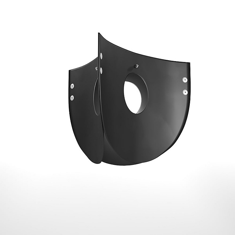 Φωτιστικό Κρεμαστό Chios Μονόφωτο Μαύρο (PP-PVC) Ε27 58x58x80cm