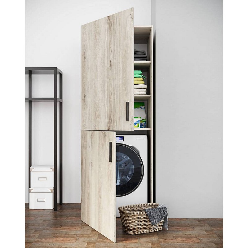 Ντουλάπα Πλυντηρίου LAUNDRY Sonoma 70x70x190cm