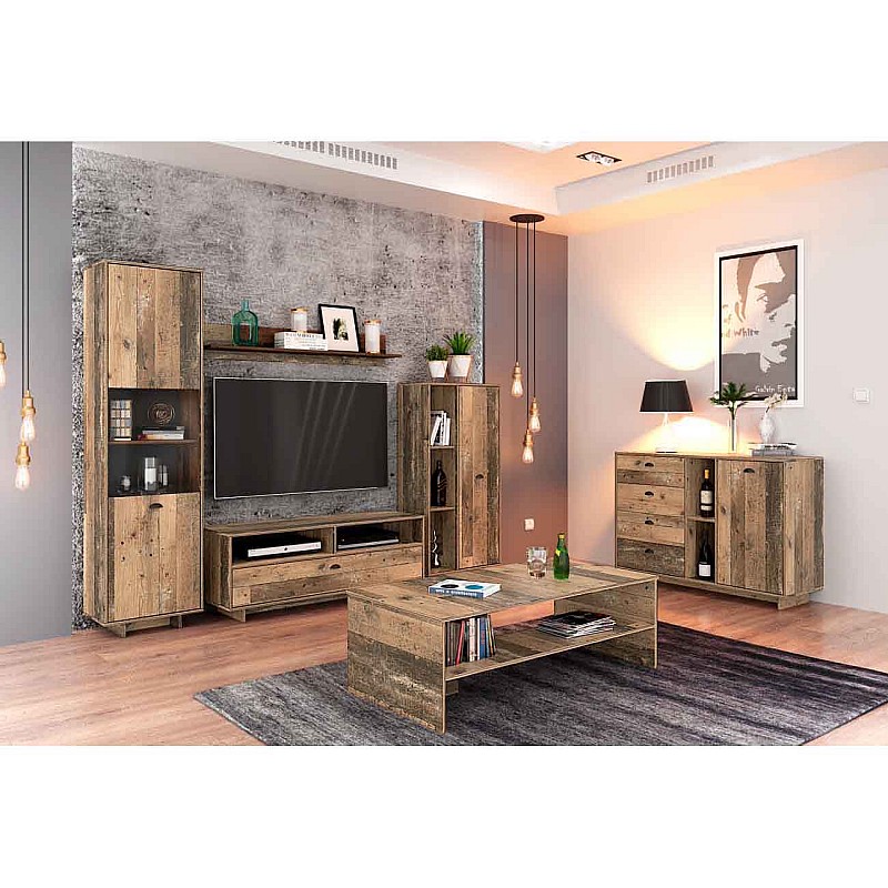 Τραπέζι Σαλονιού CITY6247 Καρυδιά 90x60x40cm Τραπέζι Σαλονιού CITY6247 Καρυδιά 90x60x40cm