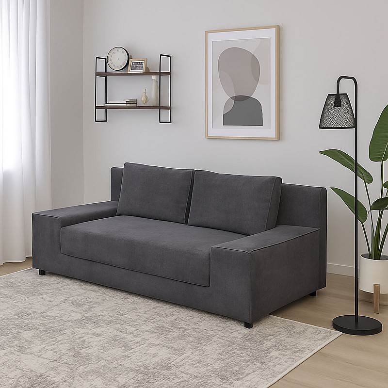 Καναπές Κρεβάτι Favorite Τριθέσιος Γκρι 200x81x71cm
