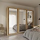Ντουλάπα Grandio Σονόμα με καθρέφτη 250x60x215cm Ντουλάπα Grandio Σονόμα με καθρέφτη 250x60x215cm