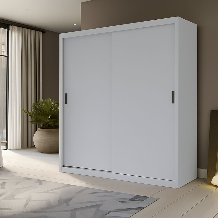 Ντουλάπα Reflex Λευκή 180x60x215cm