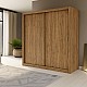Ντουλάπα Reflex Χρυσό Δρυς 180x60x215cm Ντουλάπα Reflex Χρυσό Δρυς 180x60x215cm