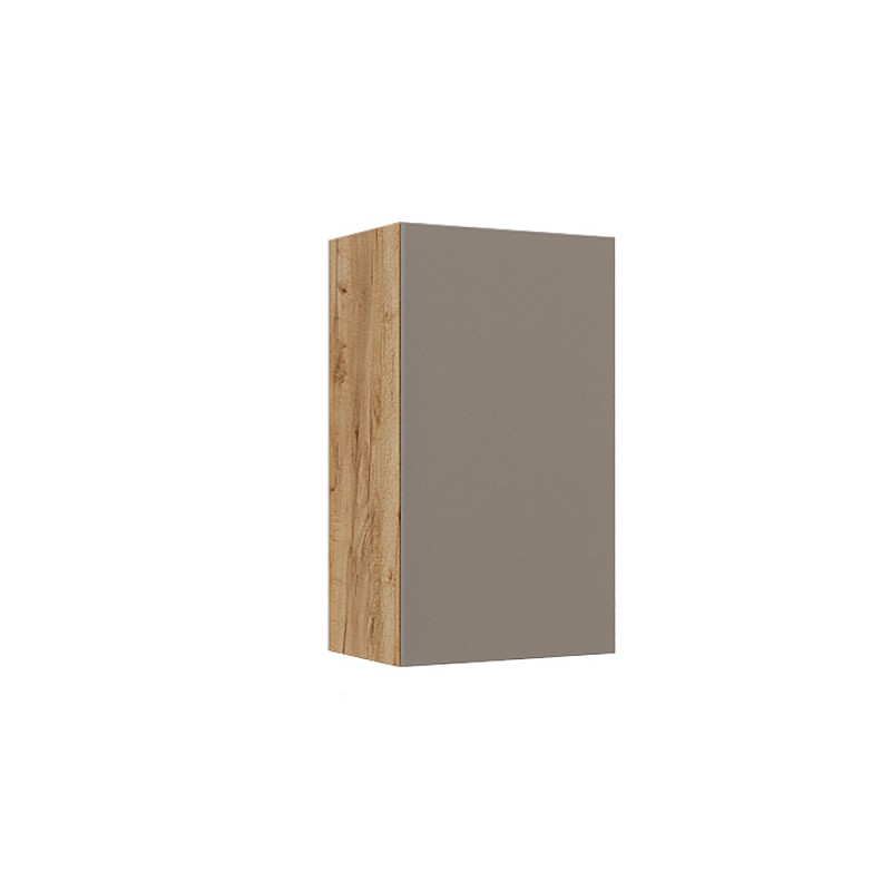 Κρεμαστό Ντουλάπι Callisto Χρυσό Δρυς-Γκρεζ 40x30x70cm