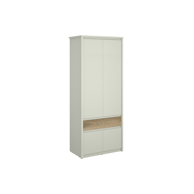 Ντουλάπα Δίφυλλη Karin Cashmere-Evoke Oak 87x50.5x210.5cm
