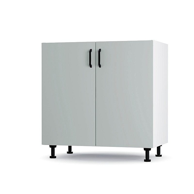 Modest Κάτω Ντουλάπι Νεροχύτη Γκρι 80x48x82cm