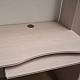 Γραφείο Cross Λευκό Latte-Mόκκα 120x59,2x202εκ Γραφείο Cross Λευκό Latte-Mόκκα 120x59,2x202εκ