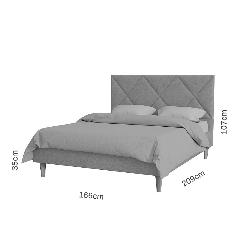 Κρεβάτι Fortuna Κυπαρισσί 160x200cm Κρεβάτι Fortuna Κυπαρισσί 160x200cm