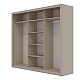 Ντουλάπα Grandio Cashmere 250x60x215cm Ντουλάπα Grandio Cashmere 250x60x215cm