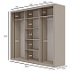 Ντουλάπα Grandio Cashmere 250x60x215cm Ντουλάπα Grandio Cashmere 250x60x215cm