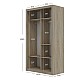 Ντουλάπα Linea Σονόμα 120x60x215cm Ντουλάπα Linea Σονόμα 120x60x215cm