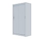 Ντουλάπα Linea Λευκή 120x60x215cm Ντουλάπα Linea Λευκή 120x60x215cm