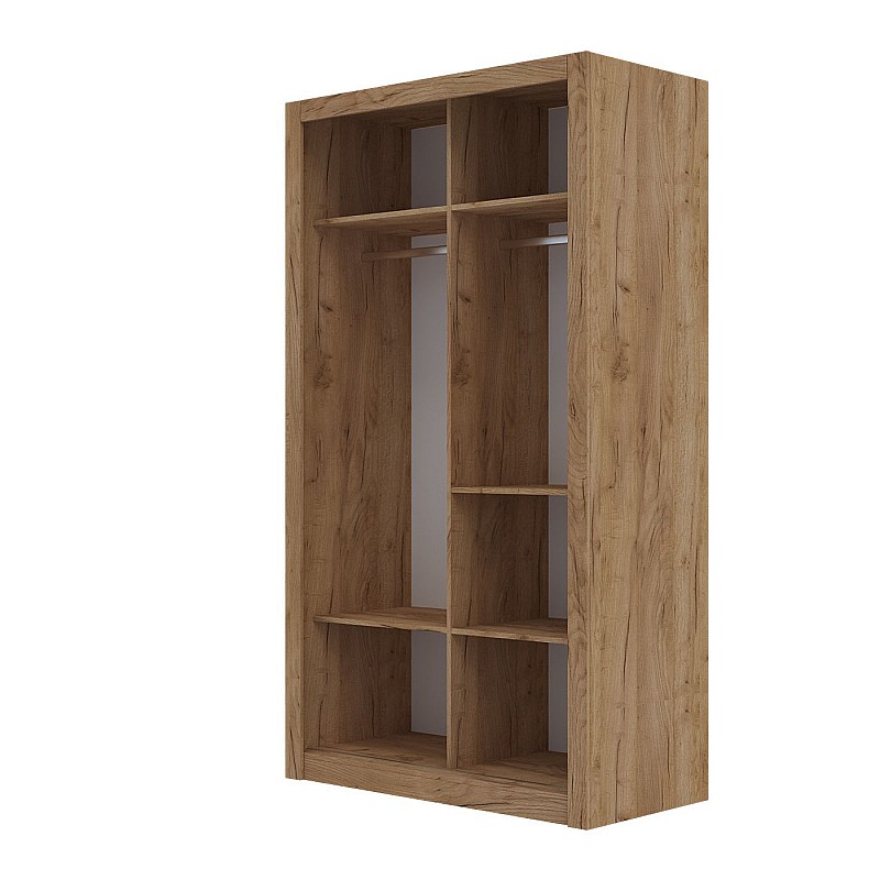 Ντουλάπα Linea Χρυσό Δρυς 120x60x215cm Ντουλάπα Linea Χρυσό Δρυς 120x60x215cm