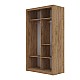 Ντουλάπα Linea Χρυσό Δρυς 120x60x215cm Ντουλάπα Linea Χρυσό Δρυς 120x60x215cm