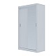 Ντουλάπα Linea Λευκή με καθρέφτη 120x60x215cm Ντουλάπα Linea Λευκή με καθρέφτη 120x60x215cm