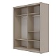 Ντουλάπα Reflex Cashmere 180x60x215cm Ντουλάπα Reflex Cashmere 180x60x215cm