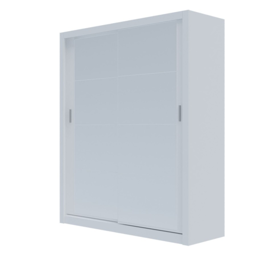 Ντουλάπα Reflex Λευκή με καθρέφτη 180x60x215cm