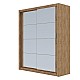 Ντουλάπα Reflex Χρυσό Δρυς με καθρέφτη 180x60x215cm Ντουλάπα Reflex Χρυσό Δρυς με καθρέφτη 180x60x215cm