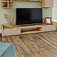 Έπιπλο TV Callisto Χρυσό Δρυς-Γκρεζ 200x40x30cm