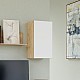 Κρεμαστό Ντουλάπι Callisto Χρυσό Δρυς-Λευκό 40x30x70cm Κρεμαστό Ντουλάπι Callisto Χρυσό Δρυς-Λευκό 40x30x70cm