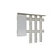 Σετ Εισόδου Reno-B Λευκό 160x32x200cm Σετ Εισόδου Reno-B Λευκό 160x32x200cm