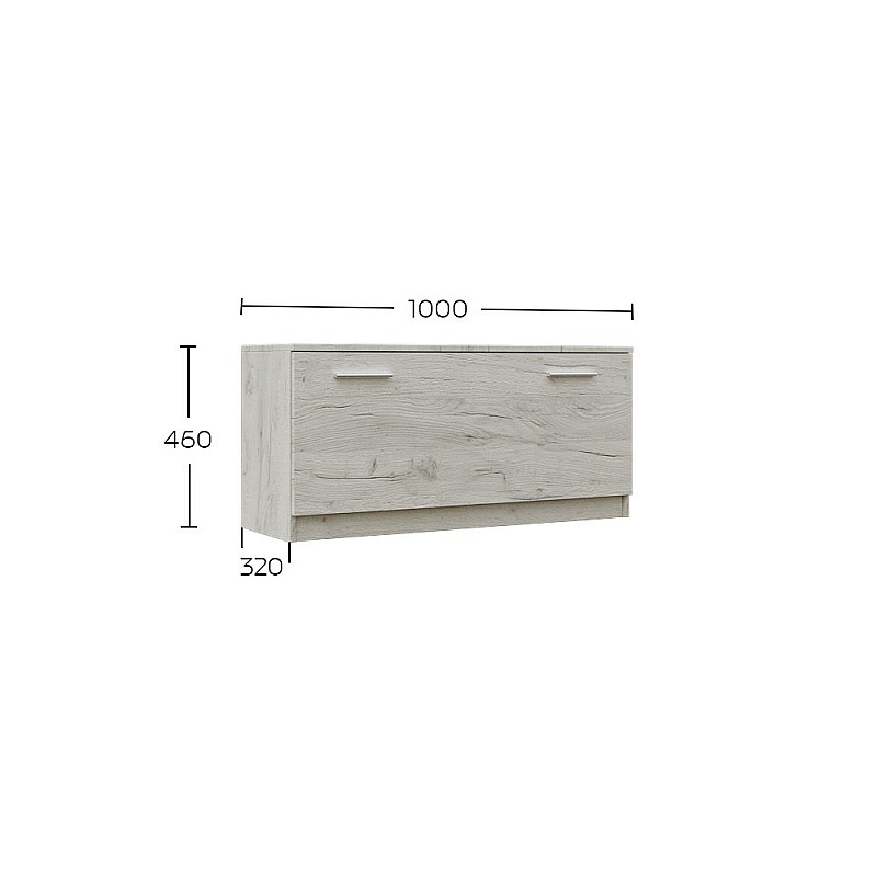 Σετ Εισόδου Reno-B Λευκό 160x32x200cm Σετ Εισόδου Reno-B Λευκό 160x32x200cm