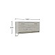 Σετ Εισόδου Reno-B Λευκό 160x32x200cm Σετ Εισόδου Reno-B Λευκό 160x32x200cm