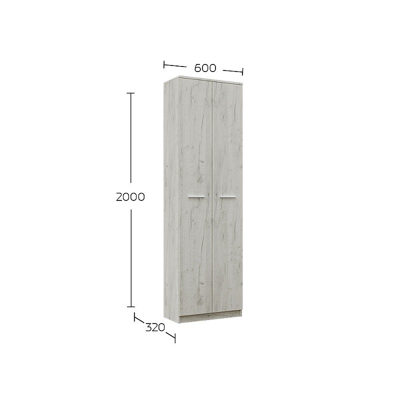 Σετ Εισόδου Reno-B Λευκό 160x32x200cm Σετ Εισόδου Reno-B Λευκό 160x32x200cm