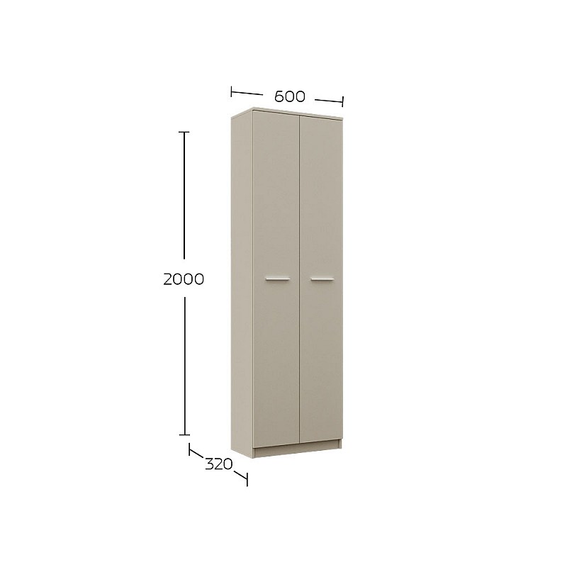 Σετ Εισόδου Reno-B Cashmere 160x32x200cm Σετ Εισόδου Reno-B Cashmere 160x32x200cm