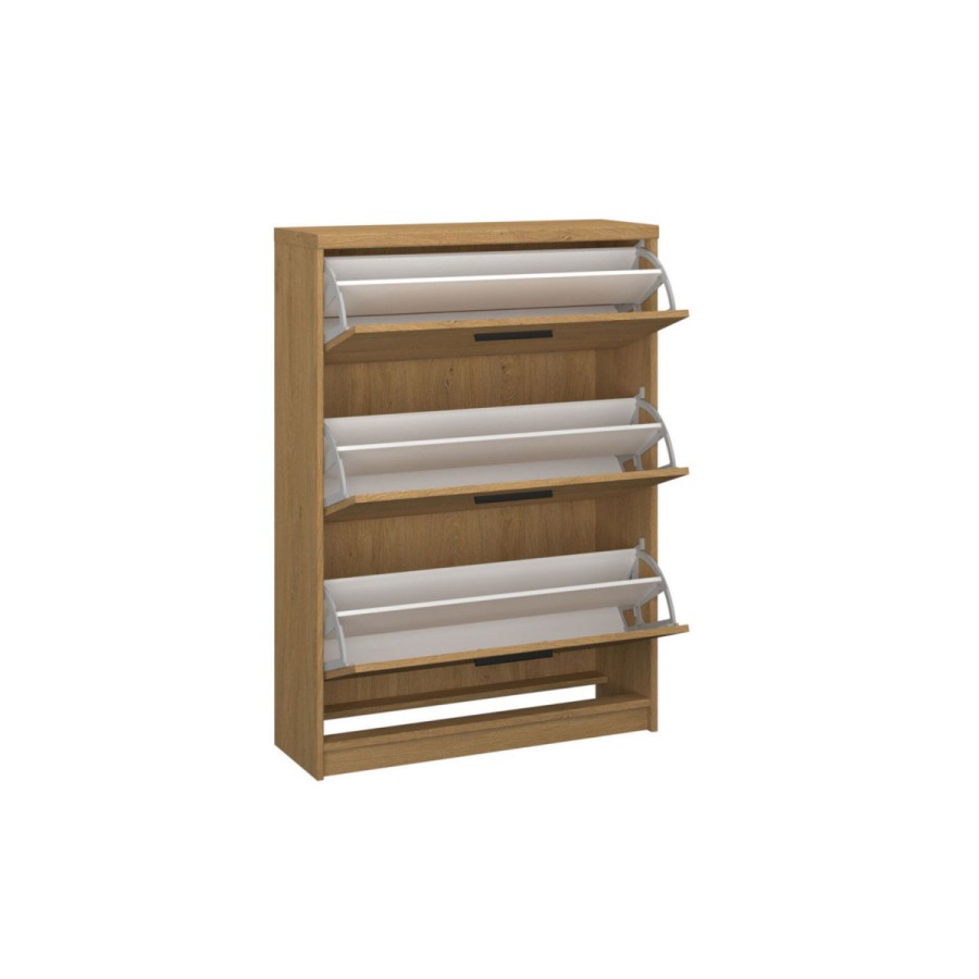 Παπουτσοθήκη Pavi 3K Βελανιδιά 84.3x28.8x118.4cm