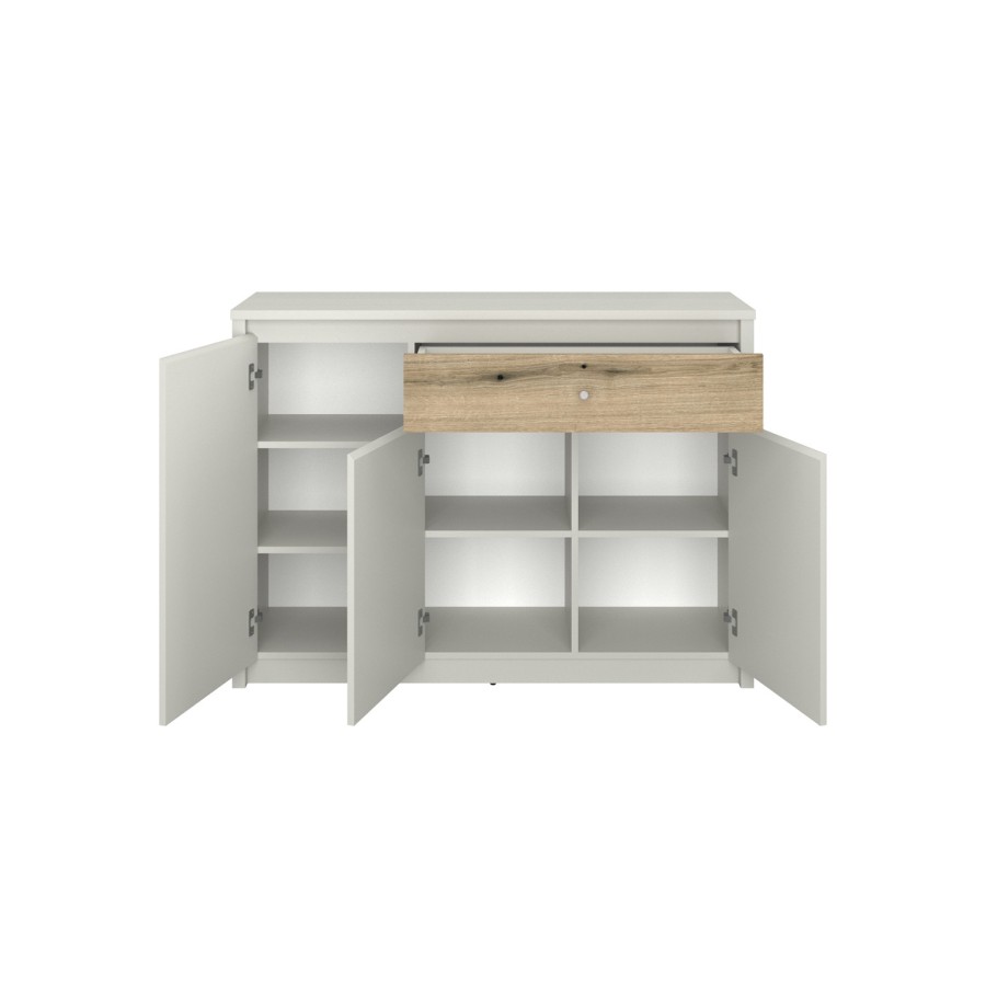 Μπουφές Karin Cashmere-Evoke Oak 126x36.5x91cm