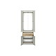 Ντουλάπα Δίφυλλη Karin Cashmere-Evoke Oak 70x42x210.5cm Ντουλάπα Δίφυλλη Karin Cashmere-Evoke Oak 70x42x210.5cm