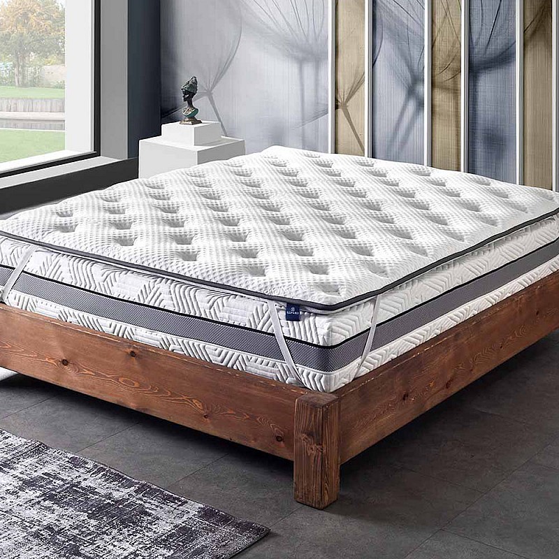 Ανώστρωμα Faidra 7cm με καπιποτέ κάλυμμα 160x200x7cm Ανώστρωμα Faidra 7cm με καπιποτέ κάλυμμα 160x200x7cm