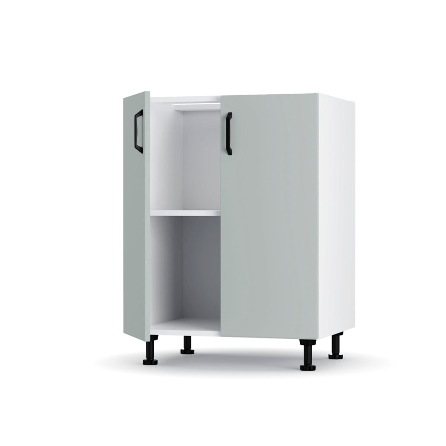 Modest Κάτω Ντουλάπι Γκρι 60x48x82 εκ