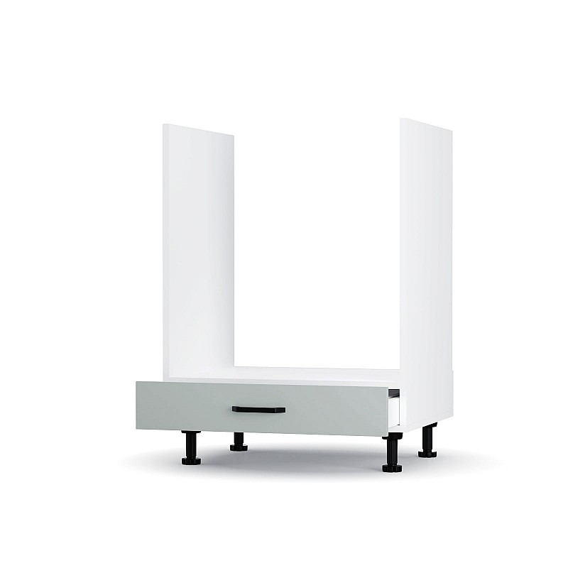 Modest Κάτω Ντουλάπι Φούρνου Γκρι 60x48x82cm