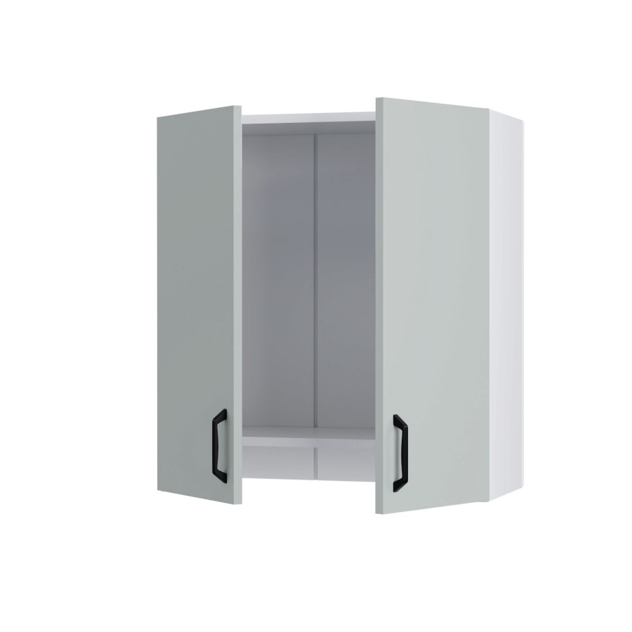 Modest Πάνω Ντουλάπι Απορροφητήρα Γκρι 60x32x68εκ