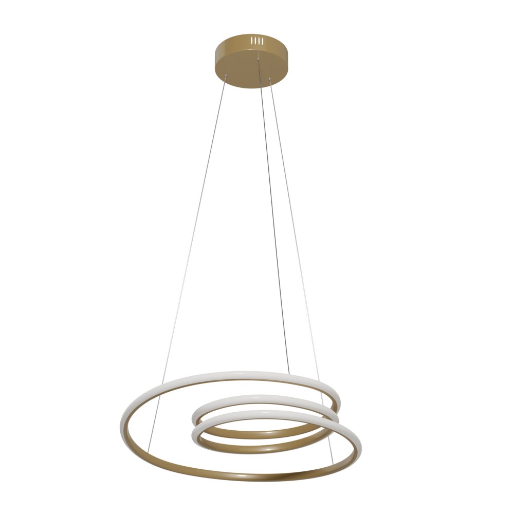 Κρεμαστό Φωτιστικό LED 70W 3500Lm Μπρονζέ Φ50x100cm