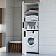 Ντουλάπα Πλυντηρίου LAUNDRY Λευκό 70x70x190cm Ντουλάπα Πλυντηρίου LAUNDRY Λευκό 70x70x190cm