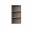 Charlotte Γωνιακό πάνω ντουλάπι με ράφια 28,5x28,5x71,8εκ Μόκα