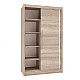 Ντουλάπα Δίφυλλη Ilona Sonoma 130x61x215εκ MDF Ντουλάπα Δίφυλλη Ilona Sonoma 130x61x215εκ MDF
