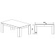 VIKEA Τραπέζι 150x90x75cm Χρώμα SONOMA VIKEA Τραπέζι 150x90x75cm Χρώμα SONOMA