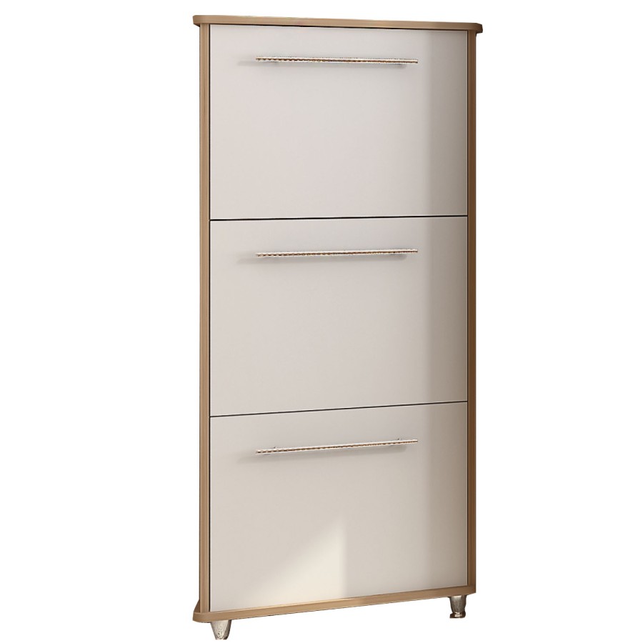 Παπουτσοθήκη Niag 5803D 58x26.5x132εκ Σονόμα-Λευκή