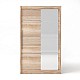 Ντουλάπα Δίφυλλη Ilona Sonoma 130x61x215εκ MDF Ντουλάπα Δίφυλλη Ilona Sonoma 130x61x215εκ MDF