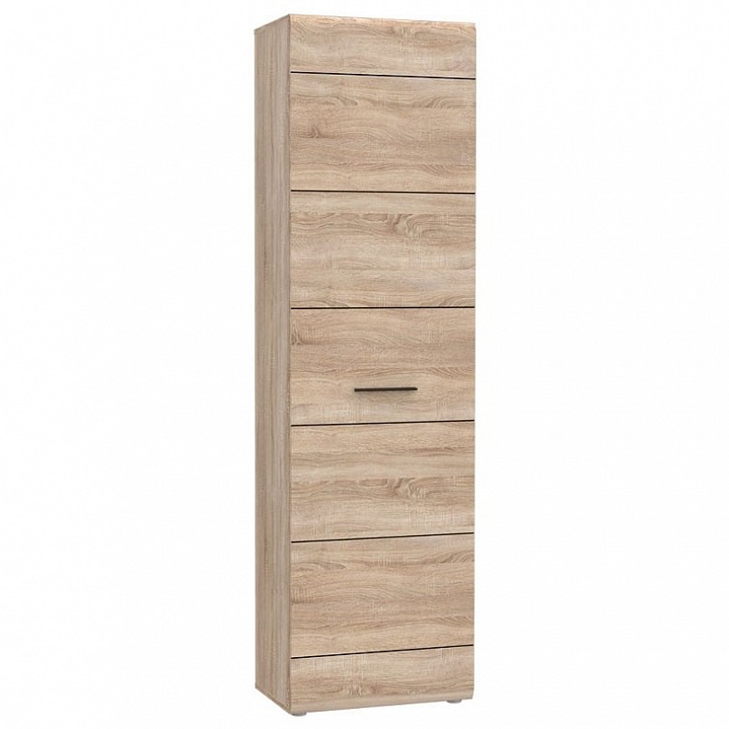 Ντουλάπα Μονόφυλλη Εισόδου Solo 55x34x197 Sonoma Wenge και MDF